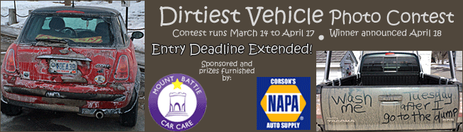 Dirtiest Vehicle Photo Contest
